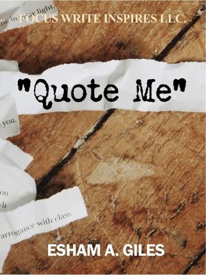 cover image of Quote Me